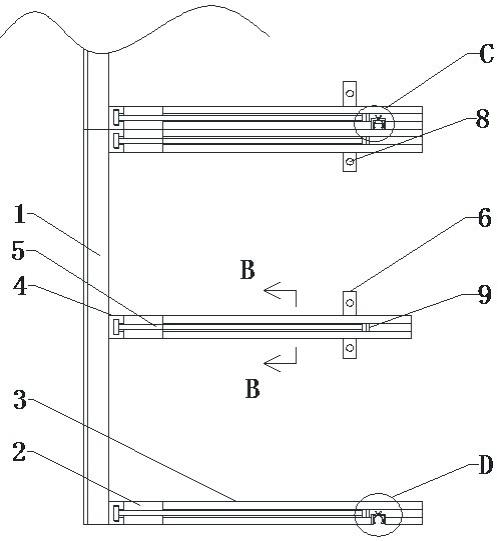 一种建筑施工现场用的围栏的制作方法