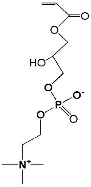 一种丙烯酰氧（2-羟基丙基）磷酸胆碱及其二元聚合物、制备方法和应用