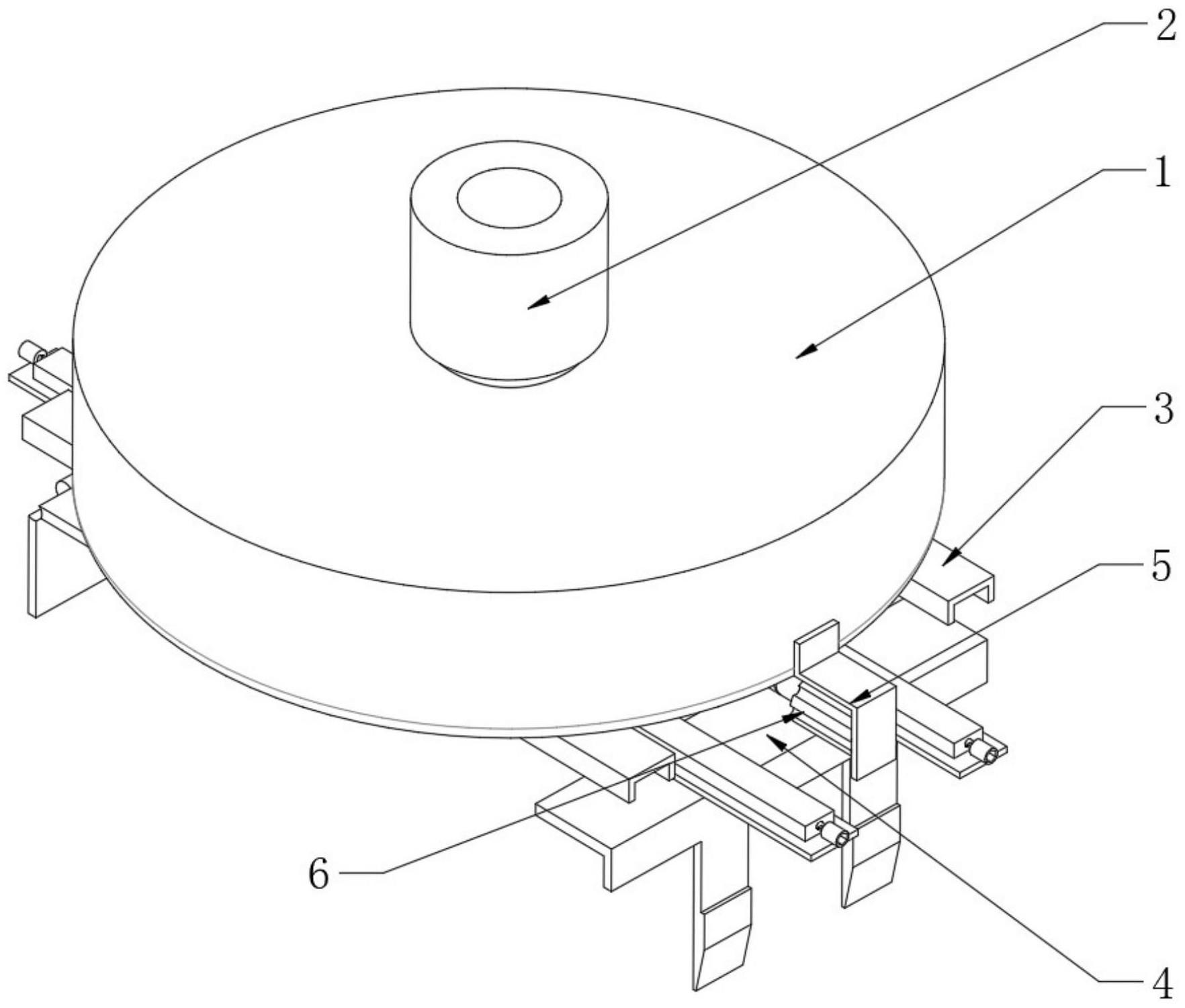 一种集装箱正面吊用旋转叉具机构的制作方法