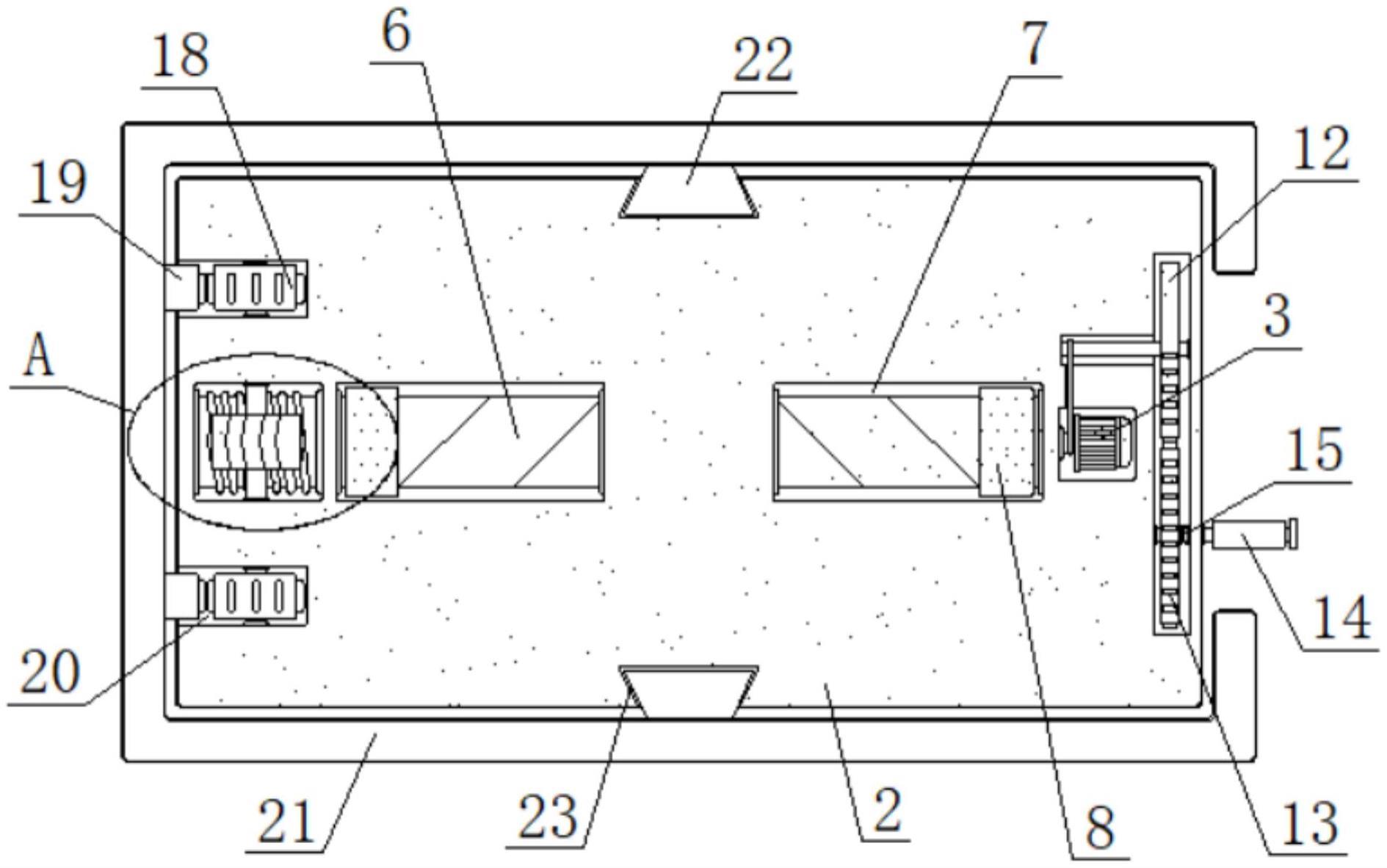 一种便于输送物料的建筑施工架的制作方法