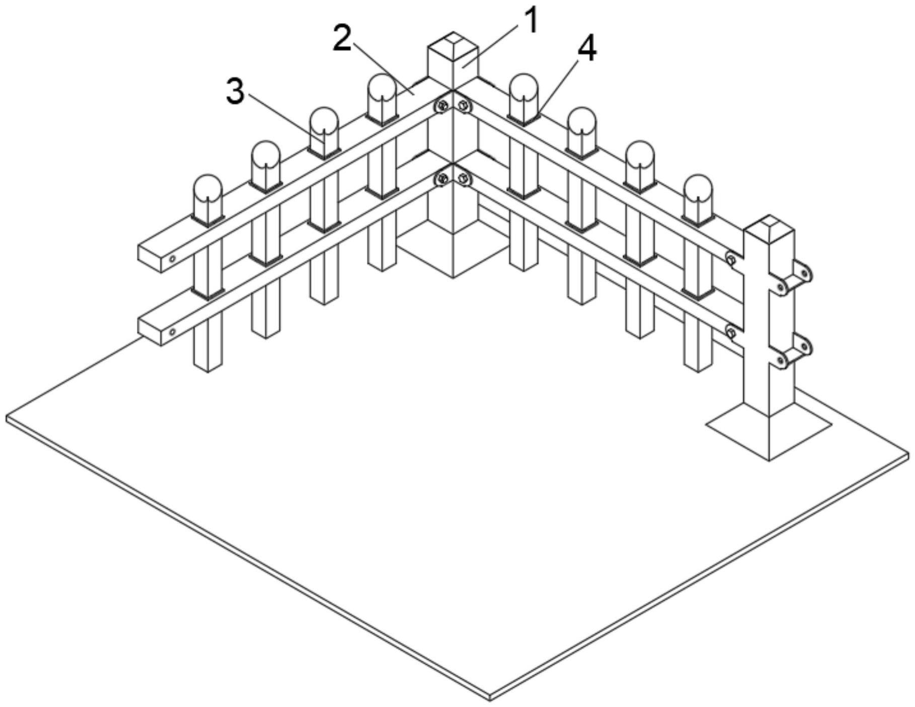 一种绿化带防护栏的制作方法