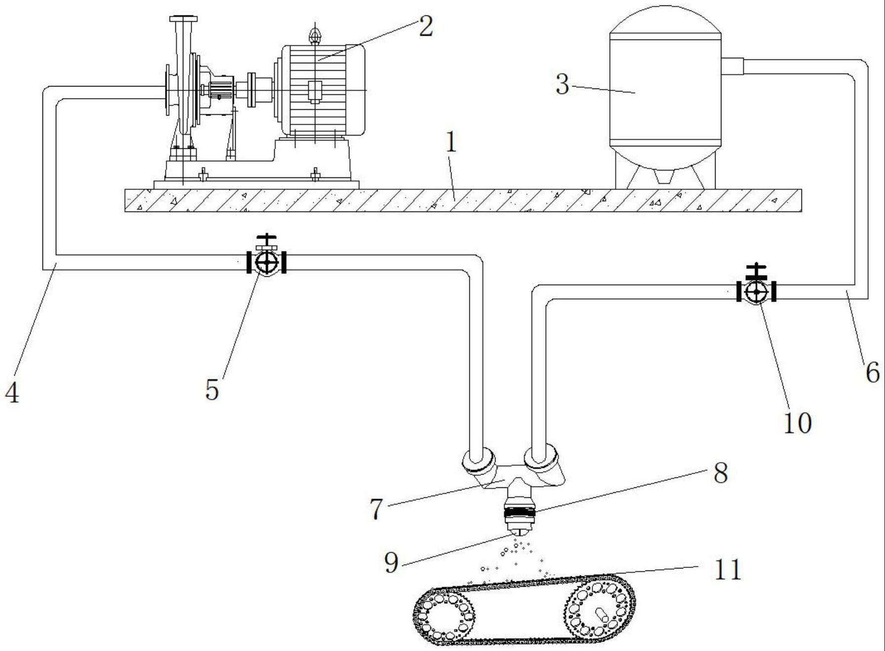 一种钻孔机链条自动润滑装置的制作方法