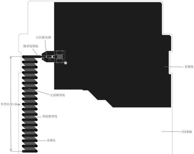 一种基于载波通信模块的PCB螺旋天线的制作方法