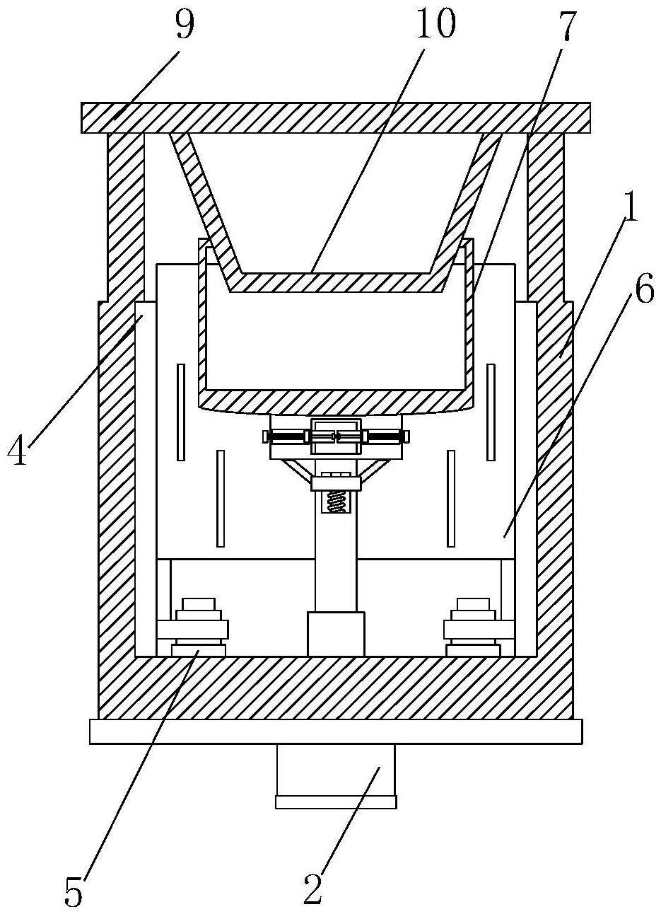一种单晶炉坩埚支撑组件及单晶炉体的制作方法