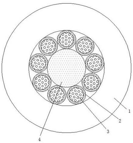 一种电气工程用高强度且多层防护的架空绝缘电缆的制作方法