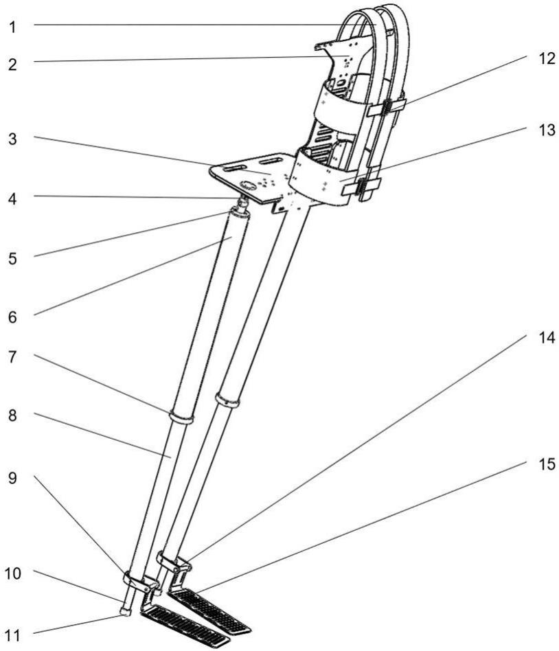一种非拟人化新型负重外骨骼机器人