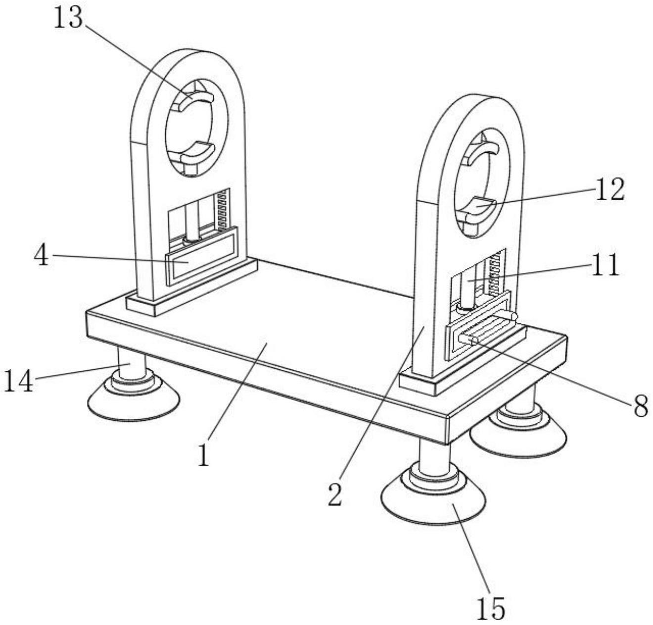 一种建筑钢筋除锈用夹具的制作方法