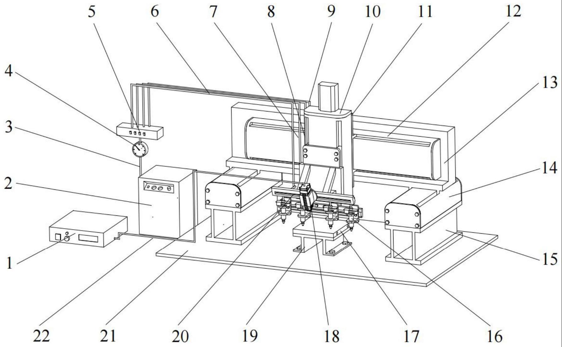 一种功能梯度材料多层结构3D打印方法及装置