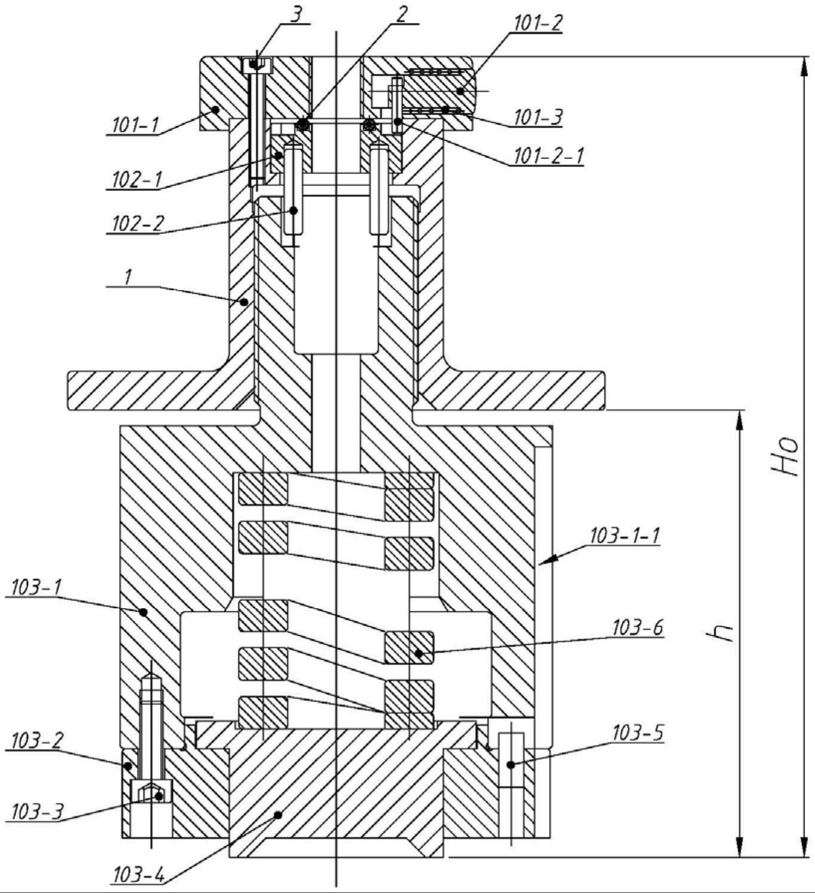 数控转塔冲床模具闭合高度下部可调节的上模装置的制作方法