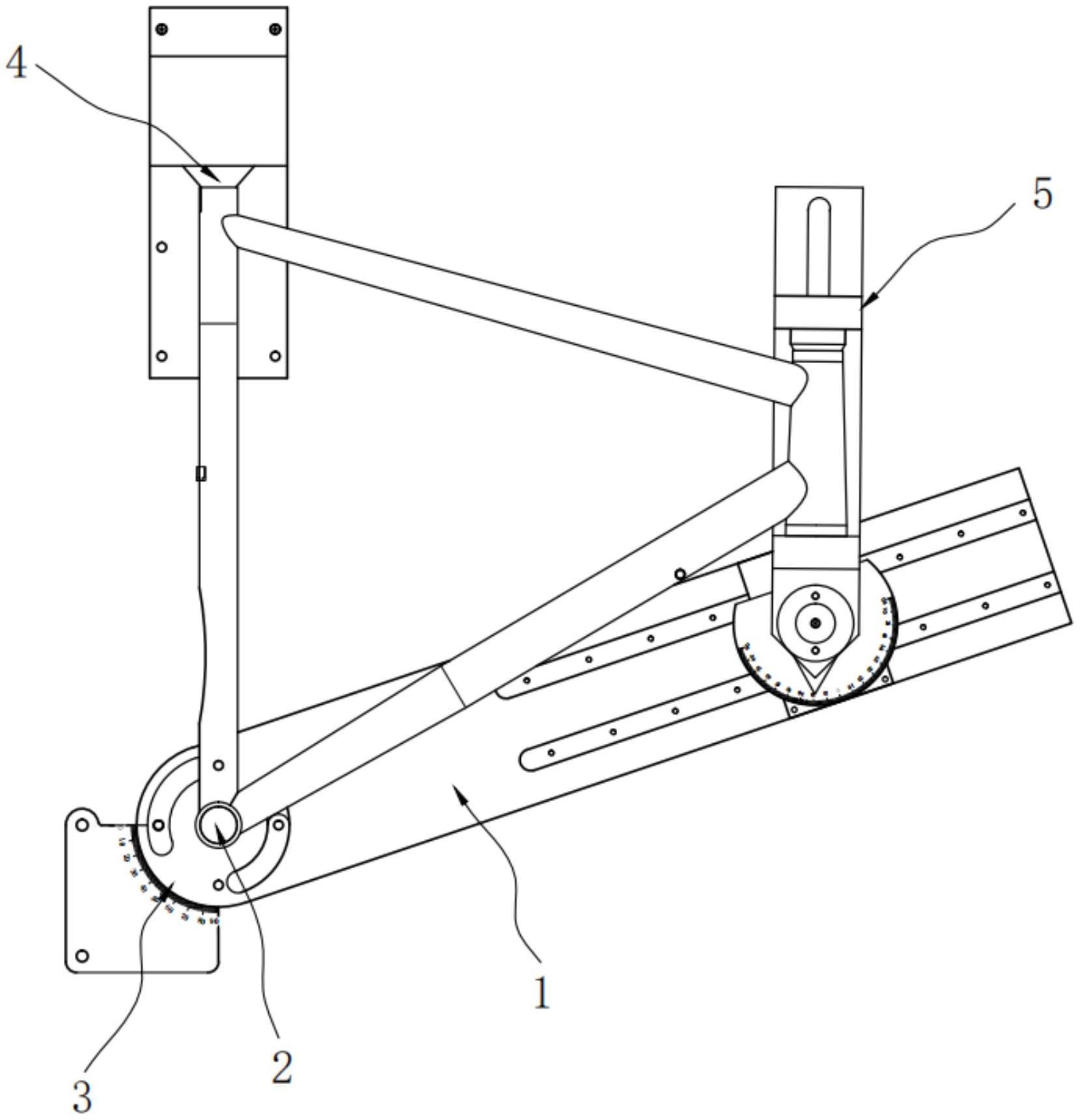 钛合金自行车三角架组装试验台的制作方法