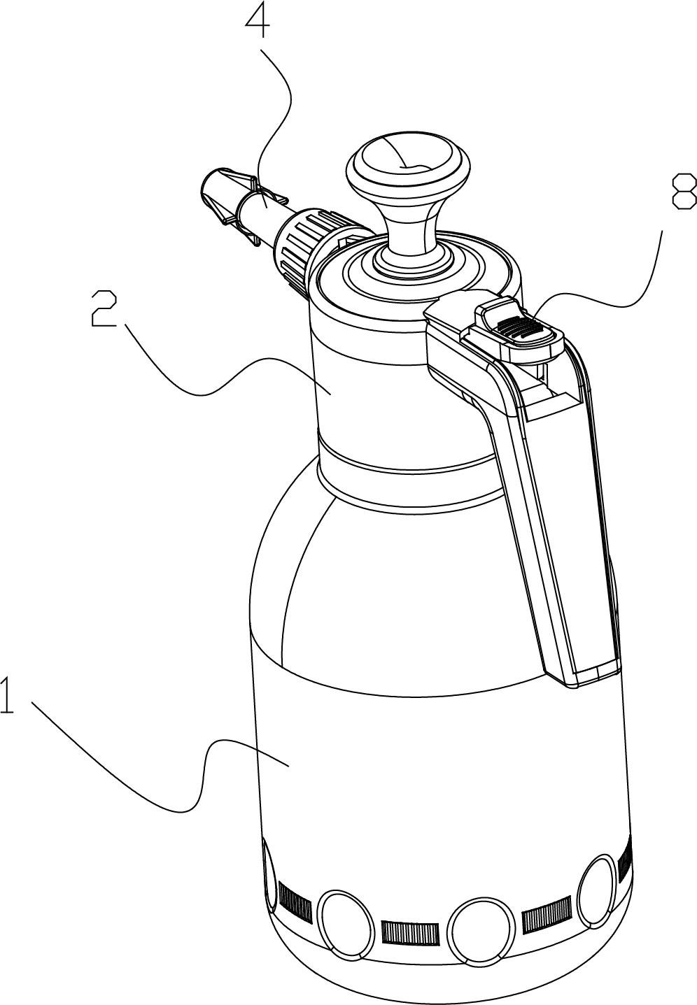 具有防儿童误开启机构的喷雾器的制作方法