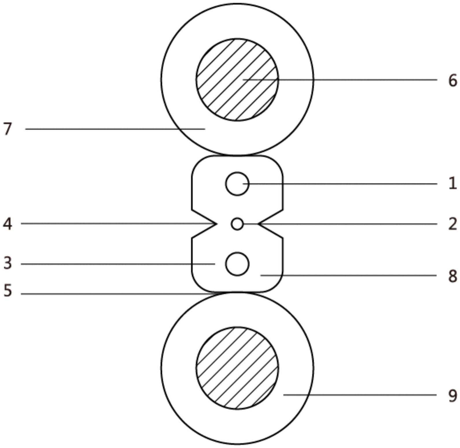 一种有利于光纤保护的可分离光电复合缆的制作方法