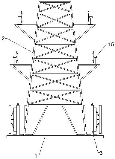 具有异常报警结构的电力塔的制作方法