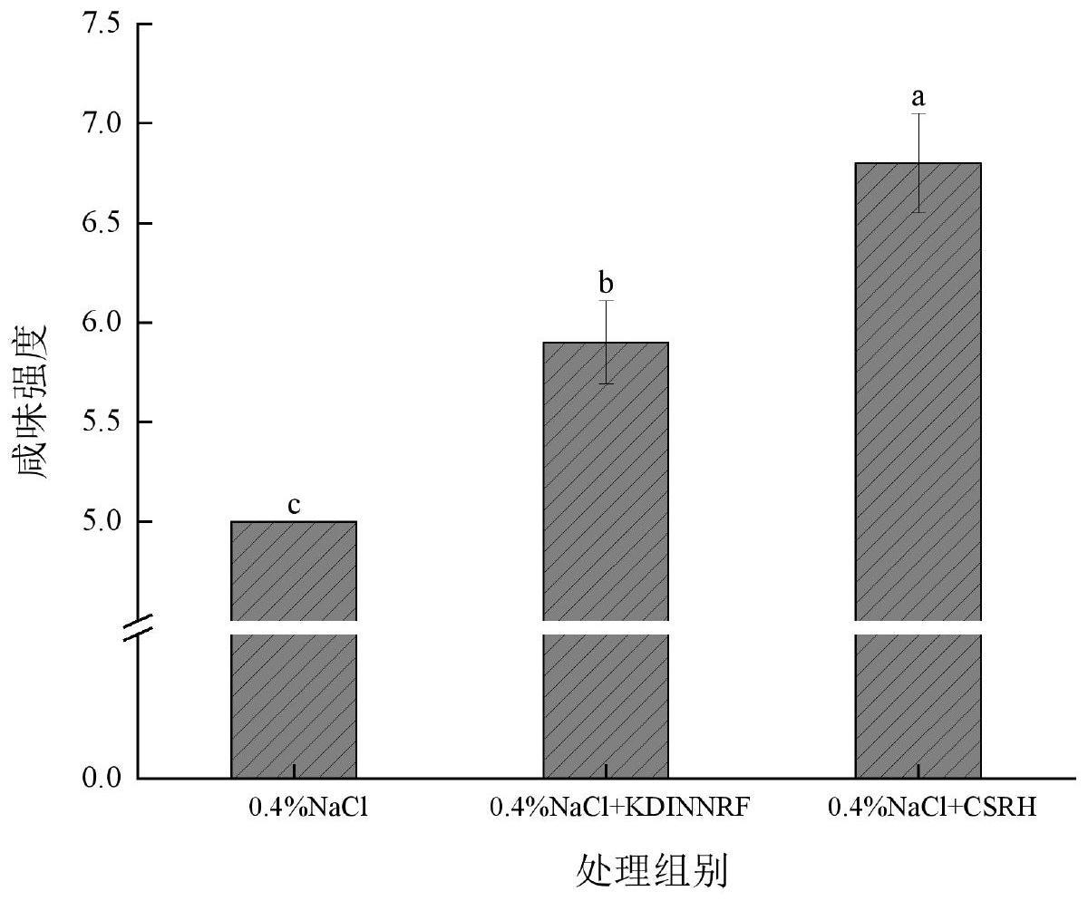 一种从海参胶原蛋白中筛选的咸味增强肽及其应用的制作方法