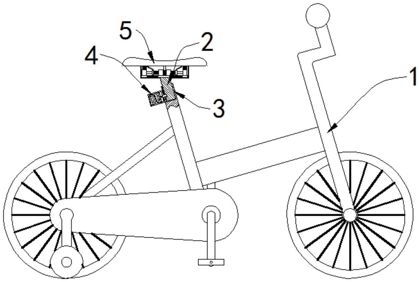 一种儿童自行车减震装置的制作方法