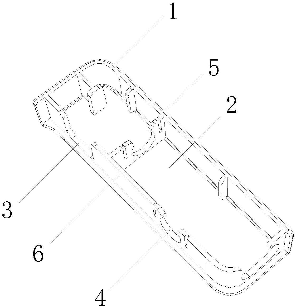 一种用于车载导航仪的线束固定盖的制作方法