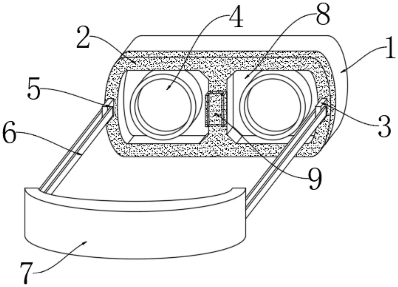 一种可调节VR眼镜的制作方法