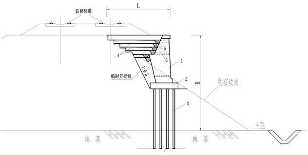 一种既有铁路高填方路基拓宽结构的制作方法