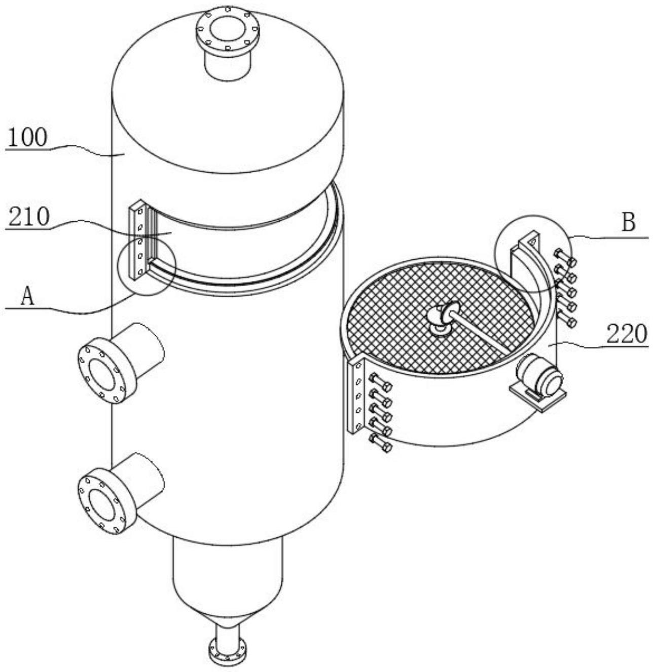 一种MVR蒸发器除沫装置的制作方法