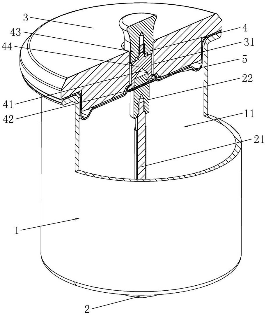 一种杯盖结构、杯盖内胆组件及泡茶器具的制作方法