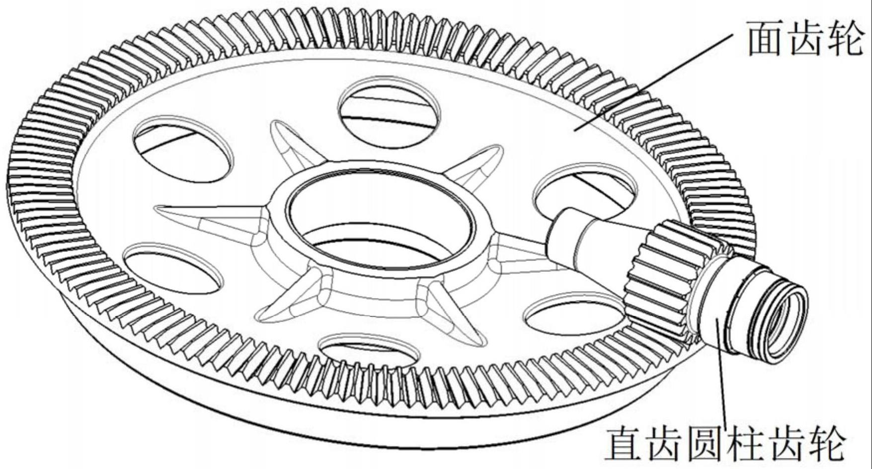 一种正交直齿面齿轮齿面参数计算方法与流程