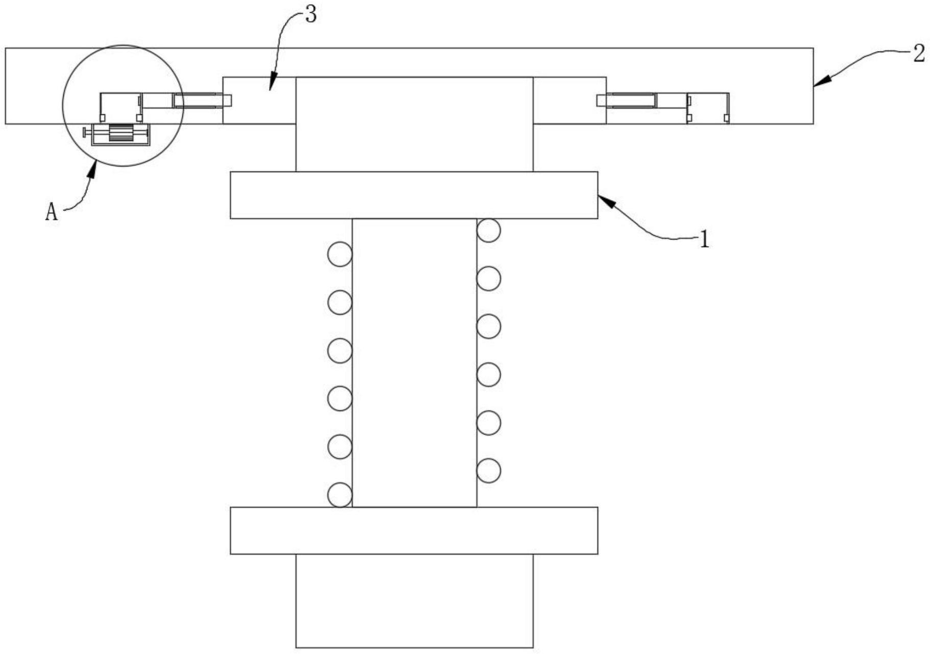 一种带有伸缩安装结构的减震器限位支座的制作方法