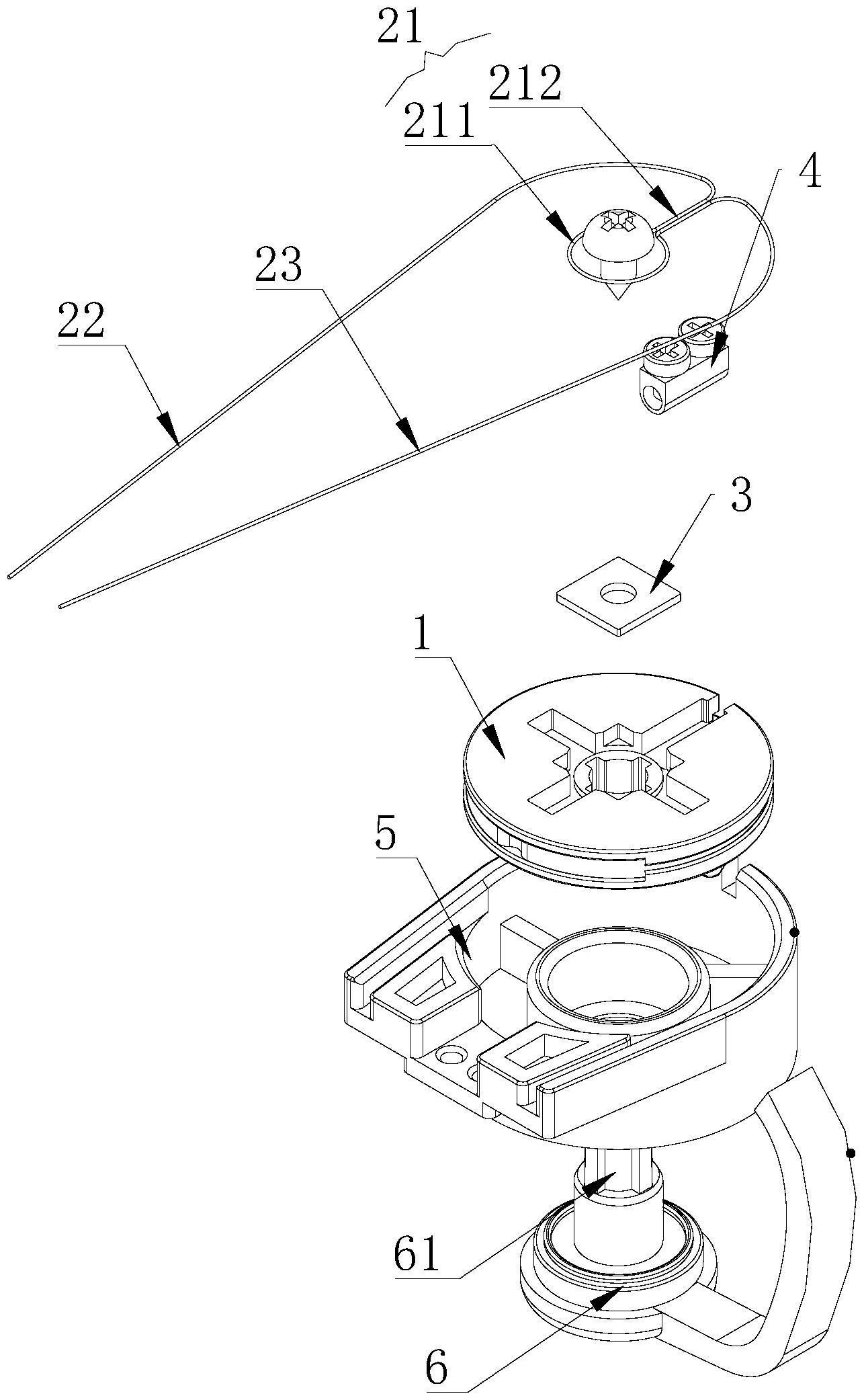 内窥镜牵引线缆调节结构及内窥镜的制作方法