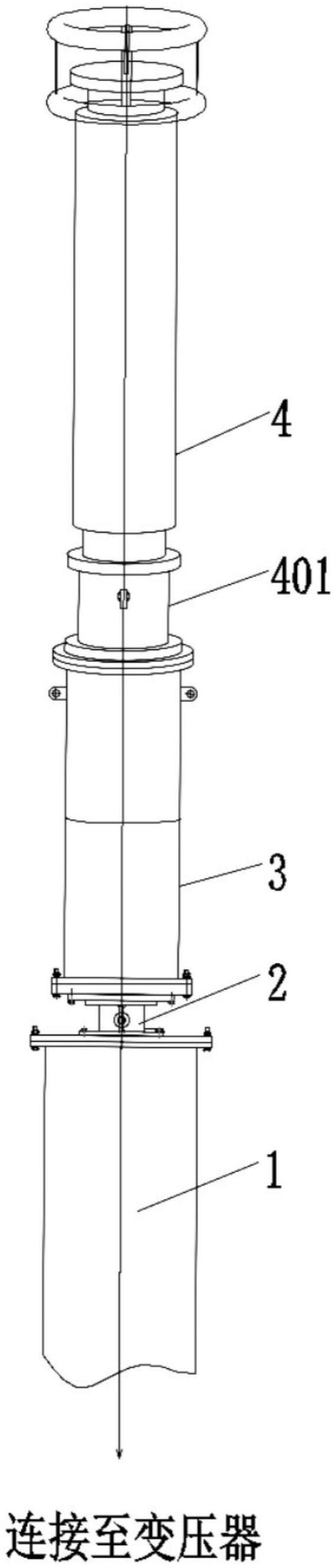 一种变压器油-SF6套管接口高效试验装置的制作方法