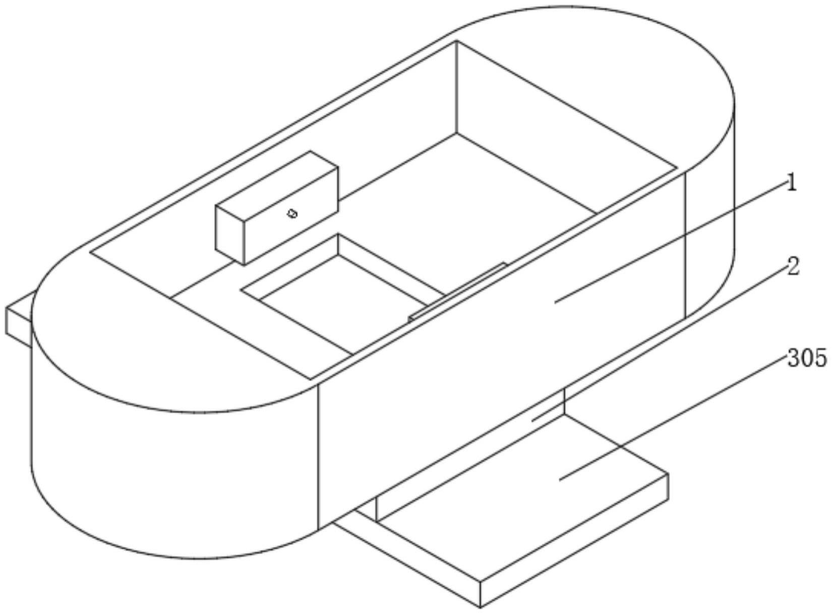 一种具有防侧翻结构气垫船的制作方法