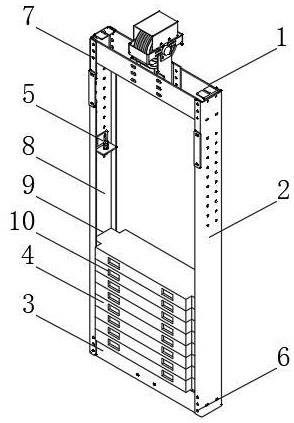 一种曳引龙门架电梯平衡装置的制作方法