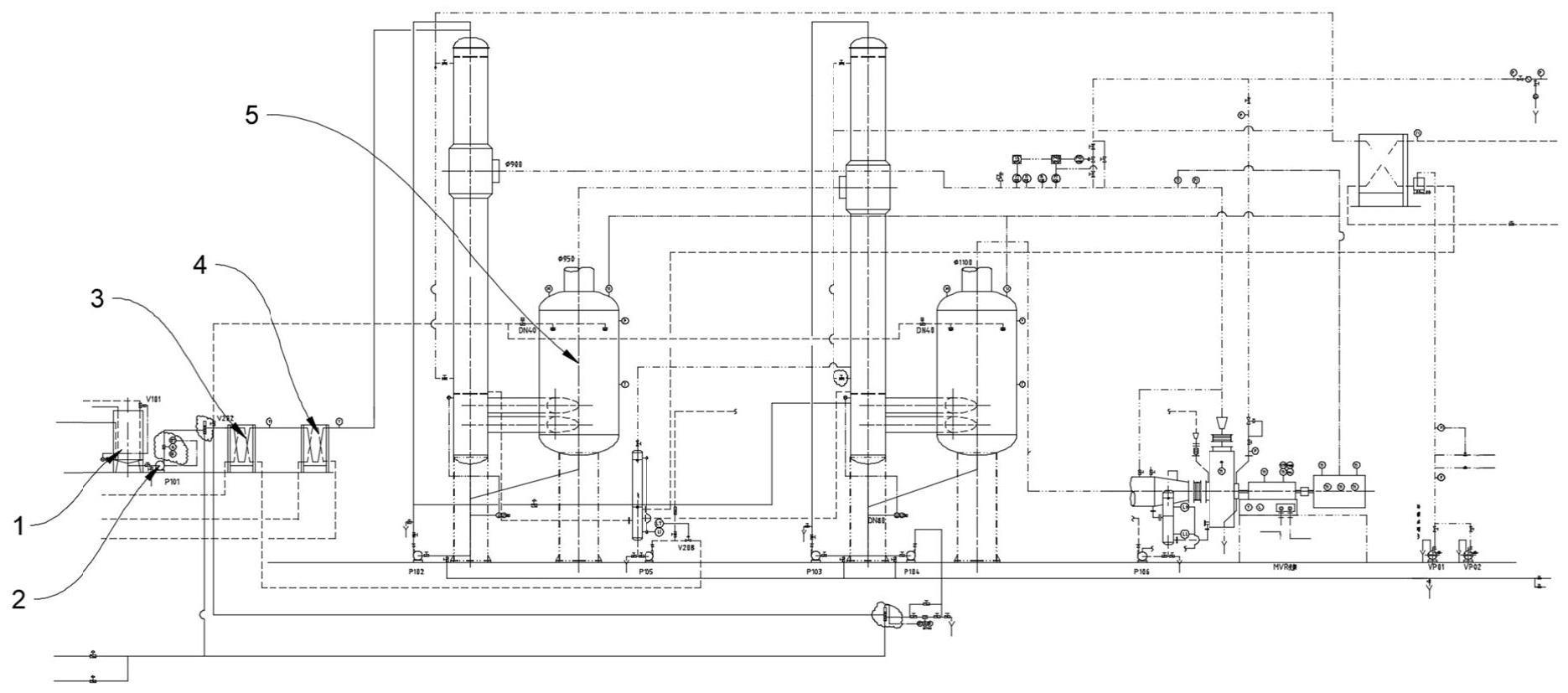 一种机械式蒸汽压缩系统在番茄酱加工中的应用的制作方法