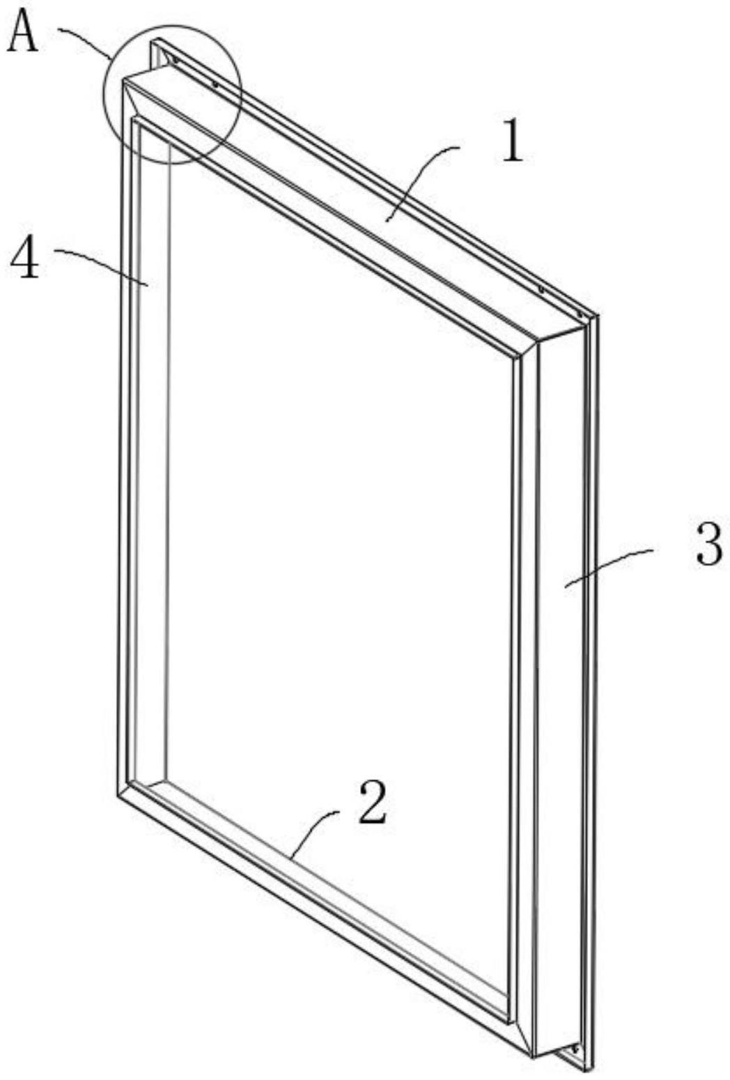 低温储粮专用门窗框的制作方法