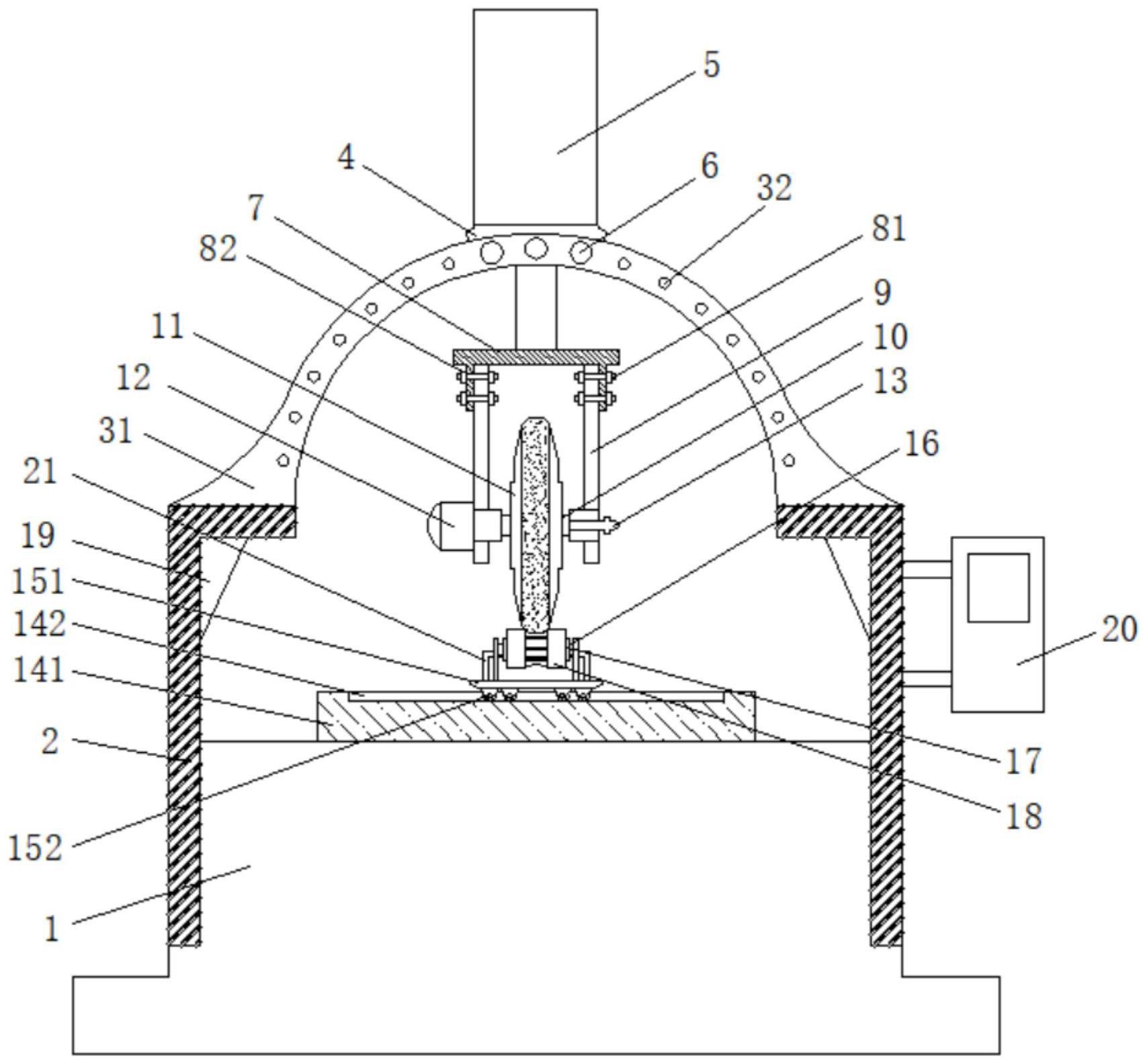 轮毂承压测试台的制作方法