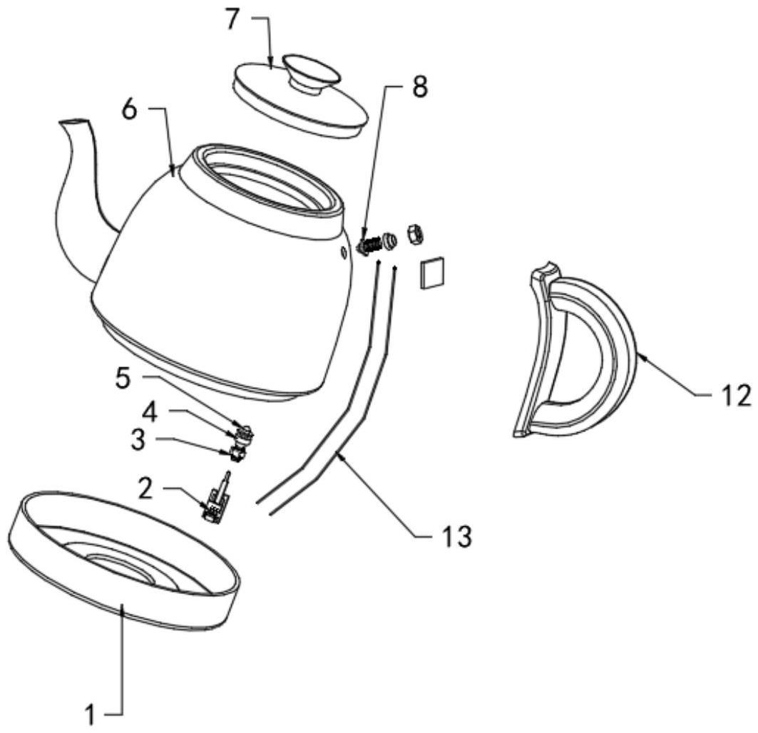 一种带感应探测功能的电水壶的制作方法