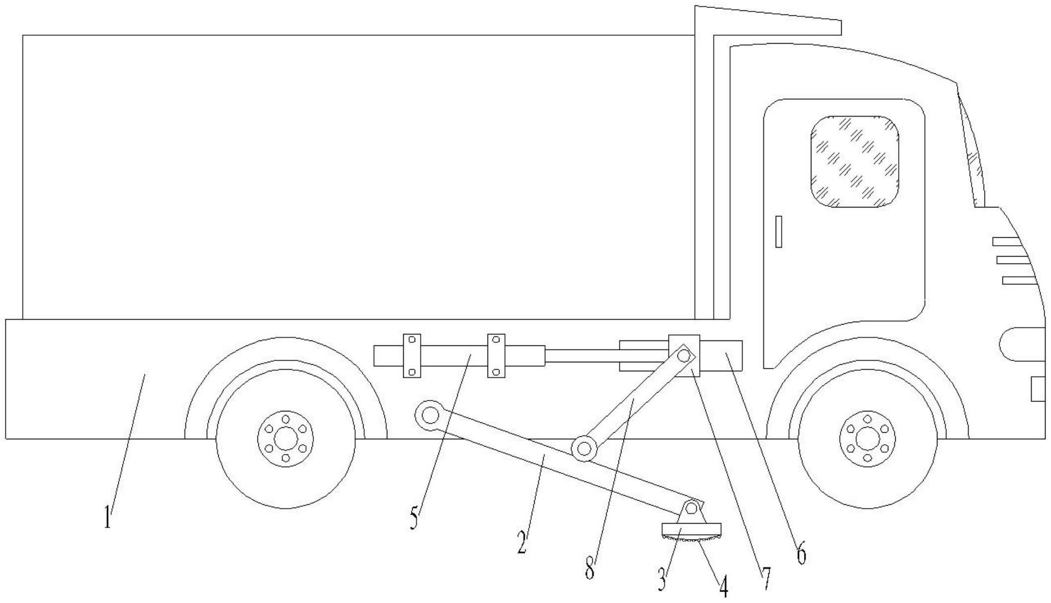一种测井车的外附式辅助驻车装置的制作方法