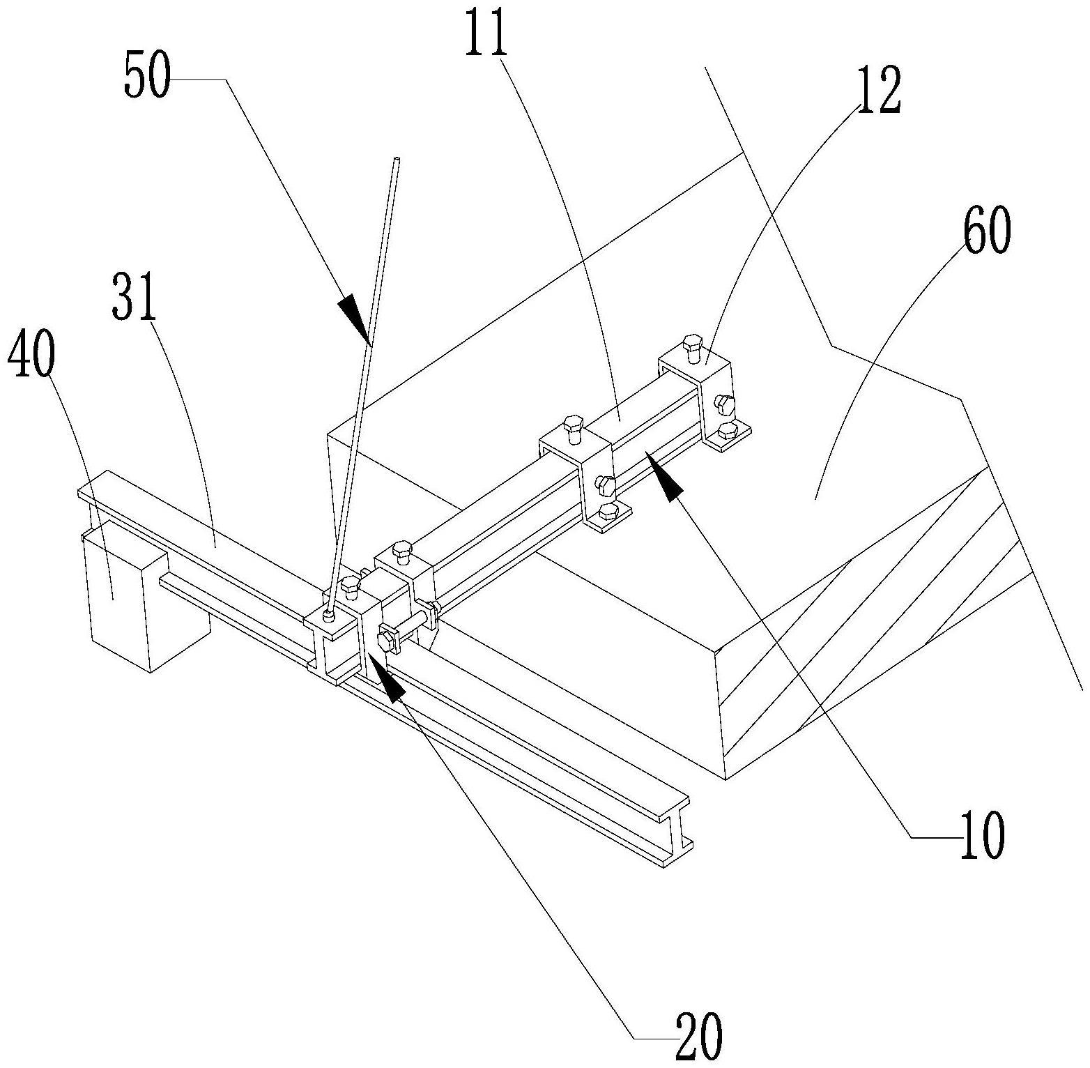 高层建筑幕墙施工用辅助安装结构的制作方法