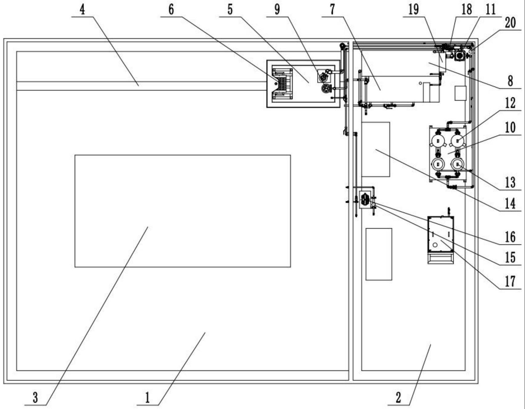 一种环保型模具清洗间的制作方法