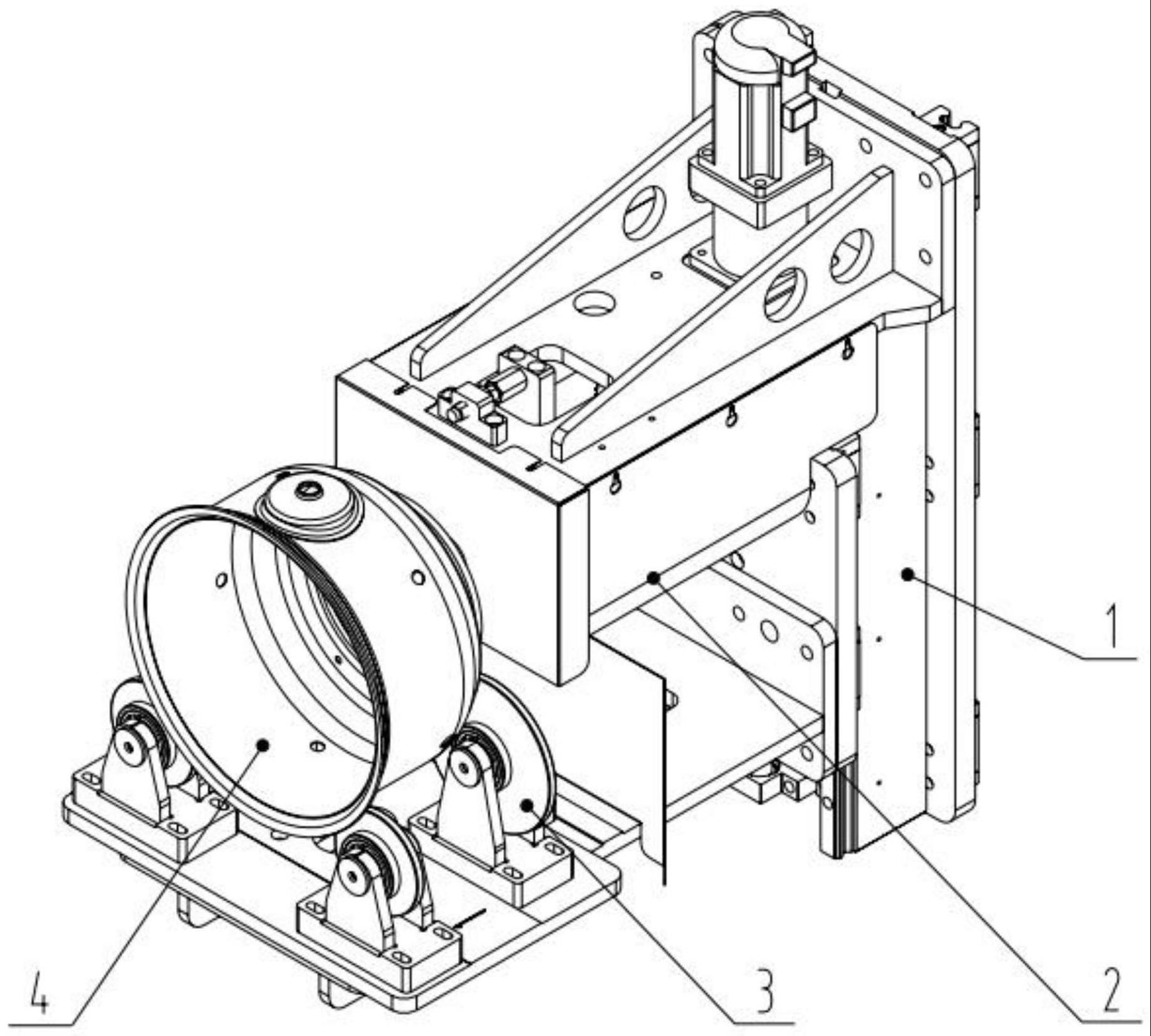 一种用于圆筒工件电阻滚焊的调节定位装置的制作方法