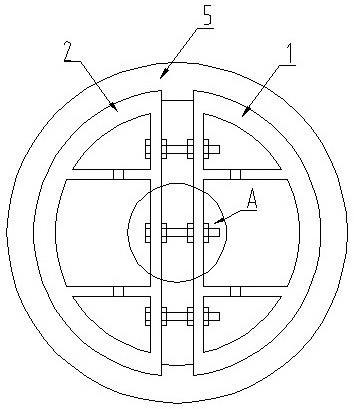 一种用于大型轴承套圈的分体式淬火模具的制作方法