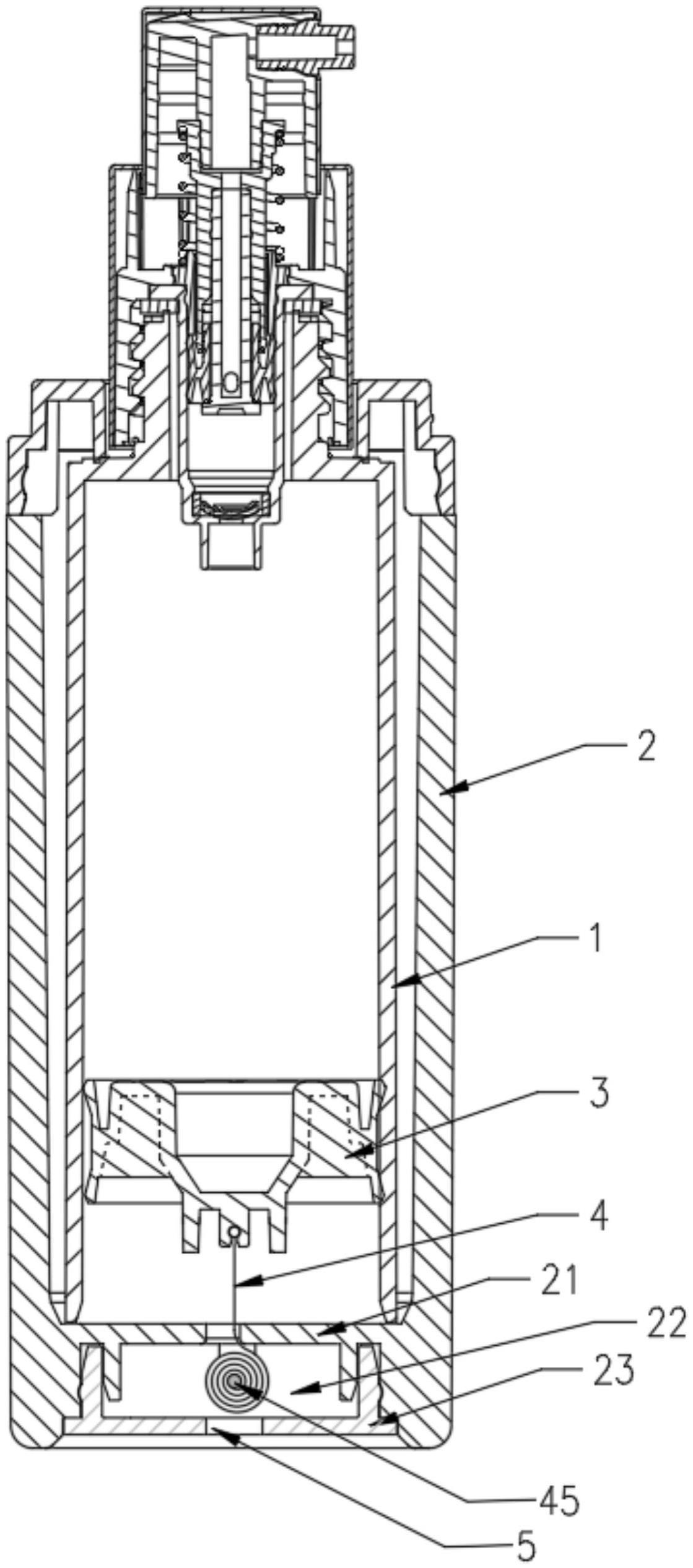 具有容量指示机构的真空瓶的制作方法