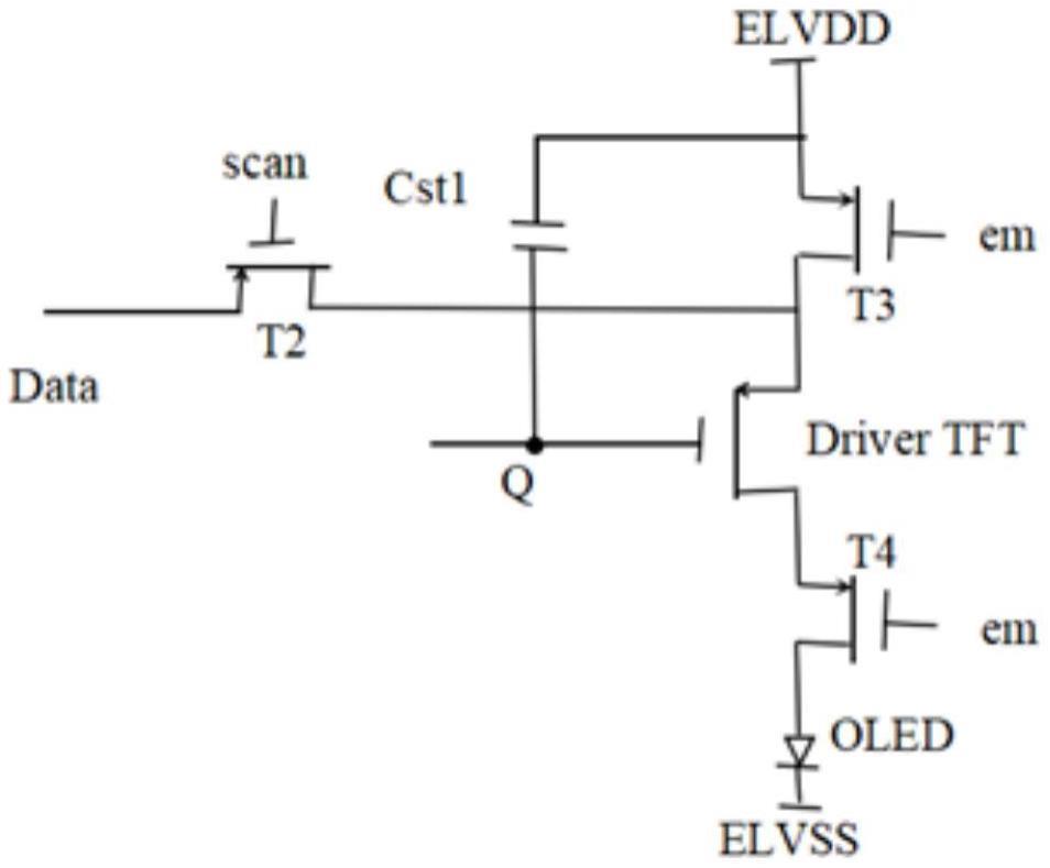 一种降低硅基OLED显示屏串扰的驱动电路及显示屏的制作方法