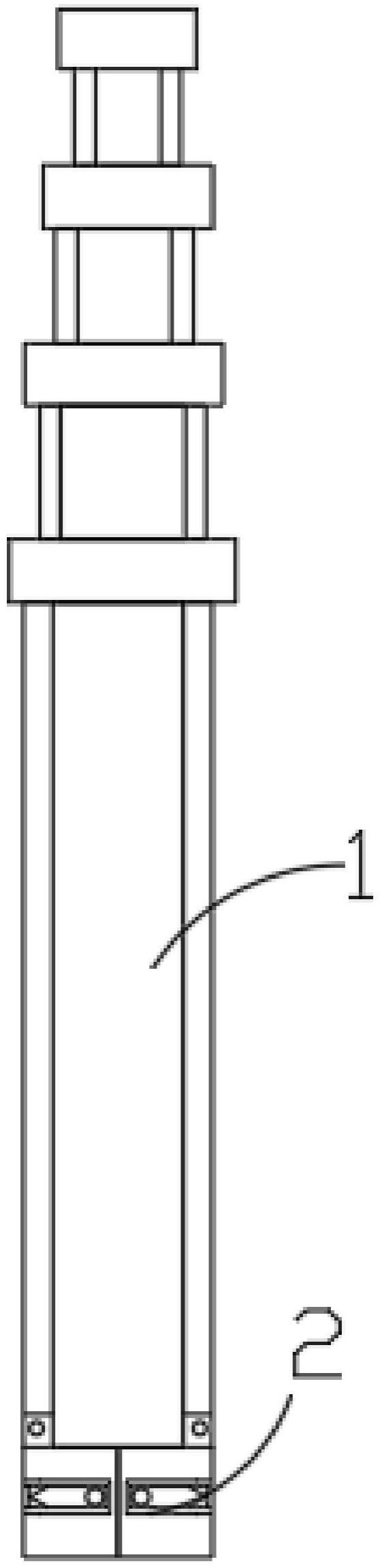 一种建筑工程稳定性检测用塔尺的制作方法