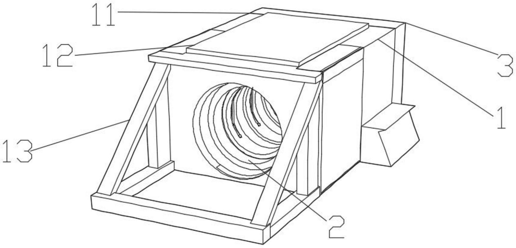 一种盖板涵洞钢波纹涵管加固装置的制作方法