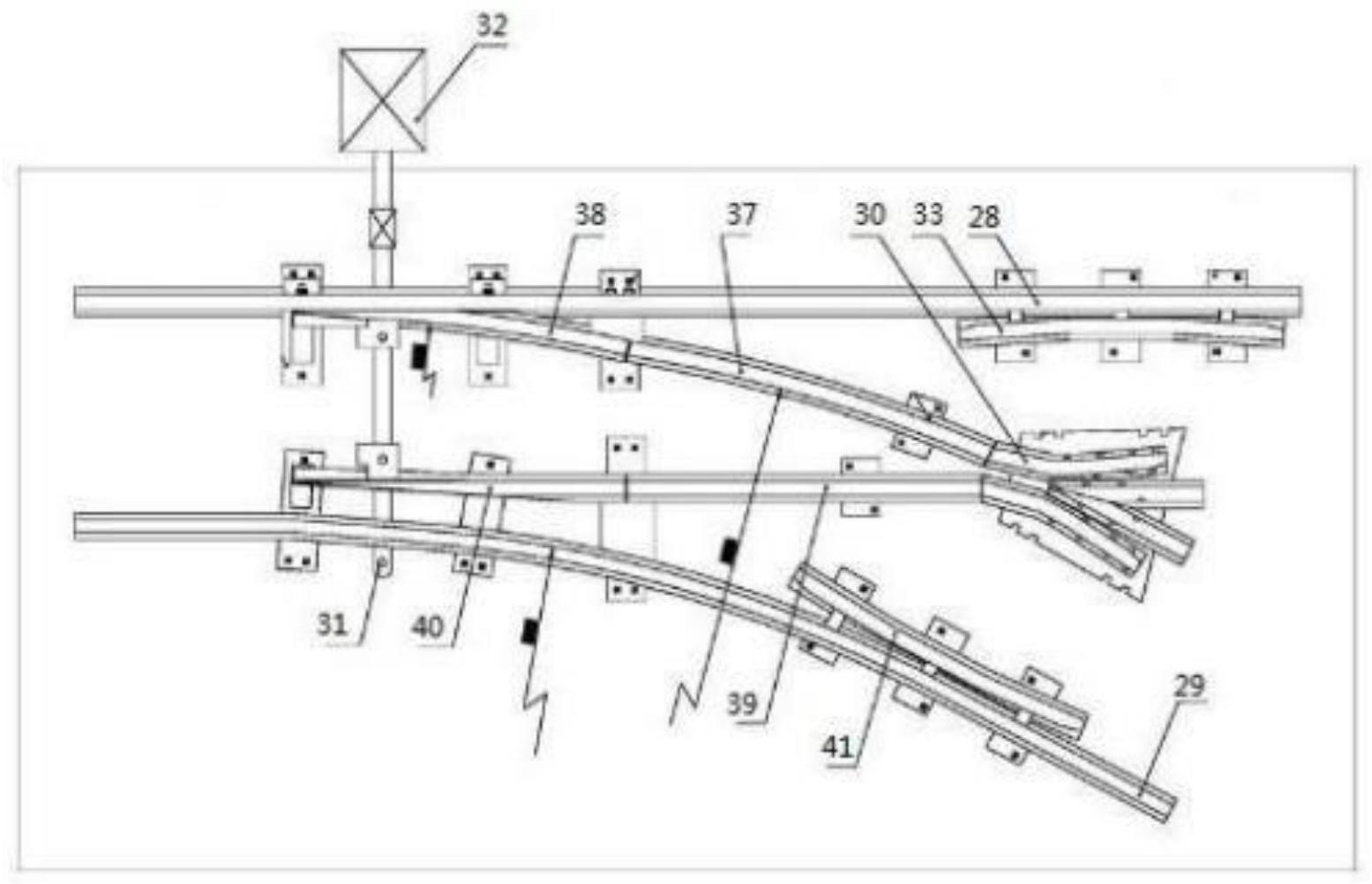 一种转辙机本体及包括其的自动调节的铁路道岔结构的制作方法