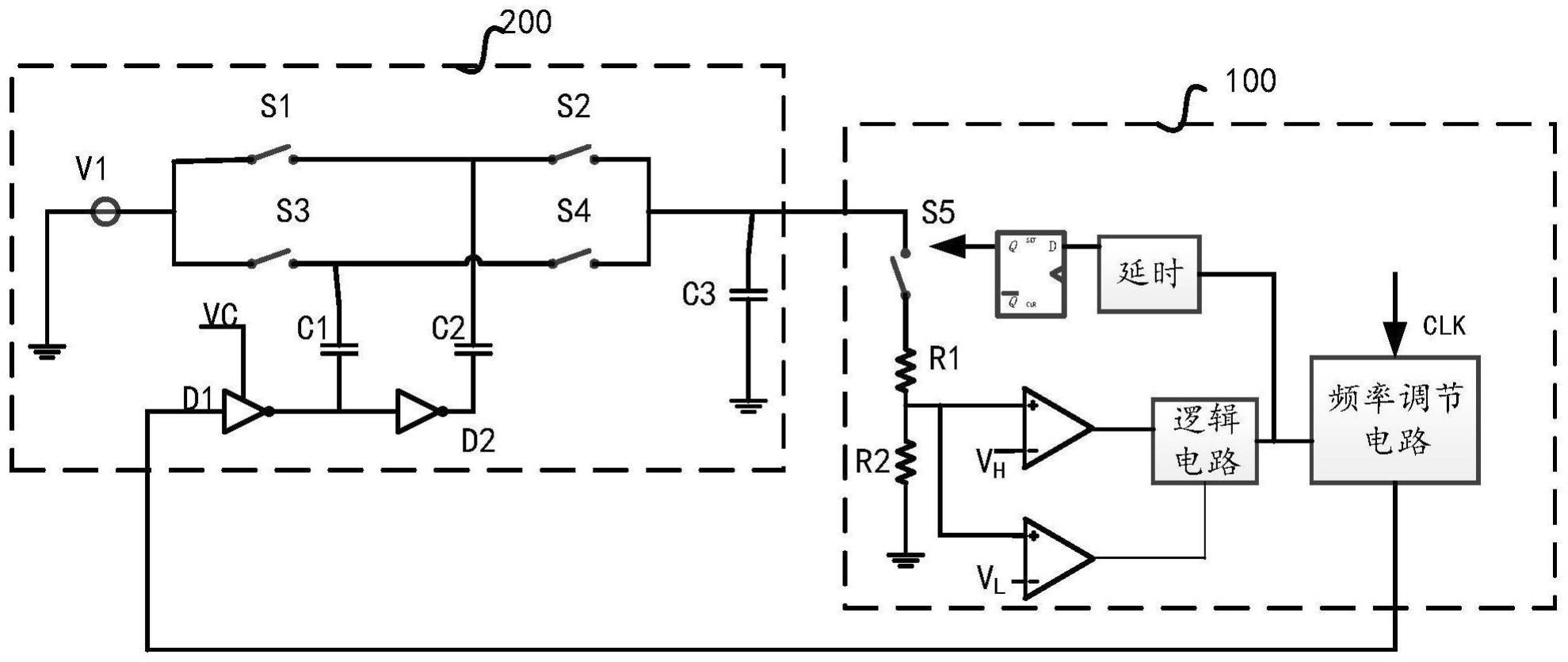 电荷泵输出电压调节电路的制作方法