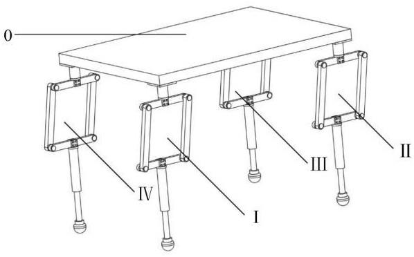 一种腿式四足机器人装置
