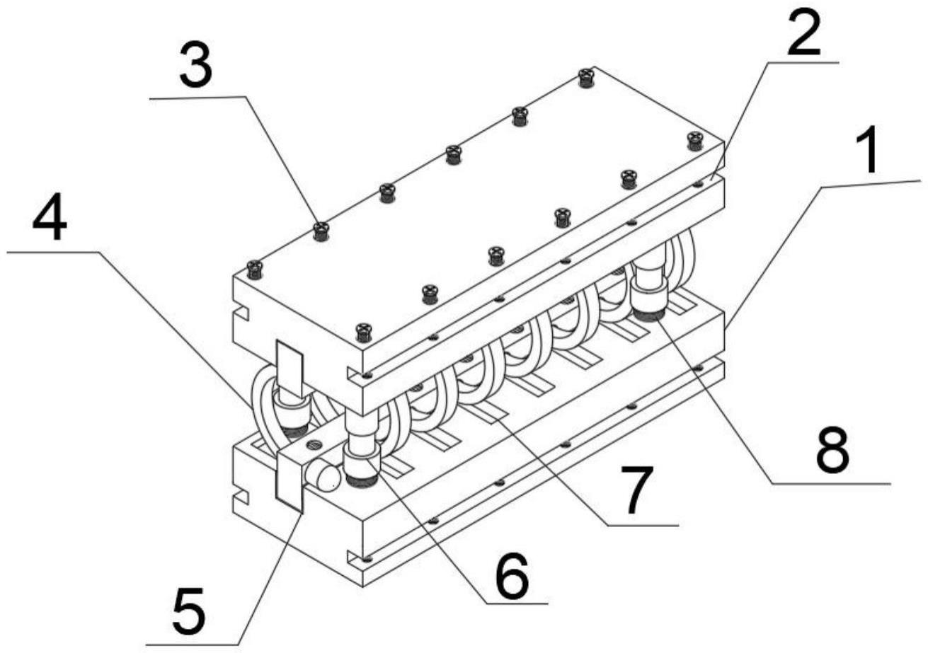 一种方形组合式钢丝绳隔振器的制作方法