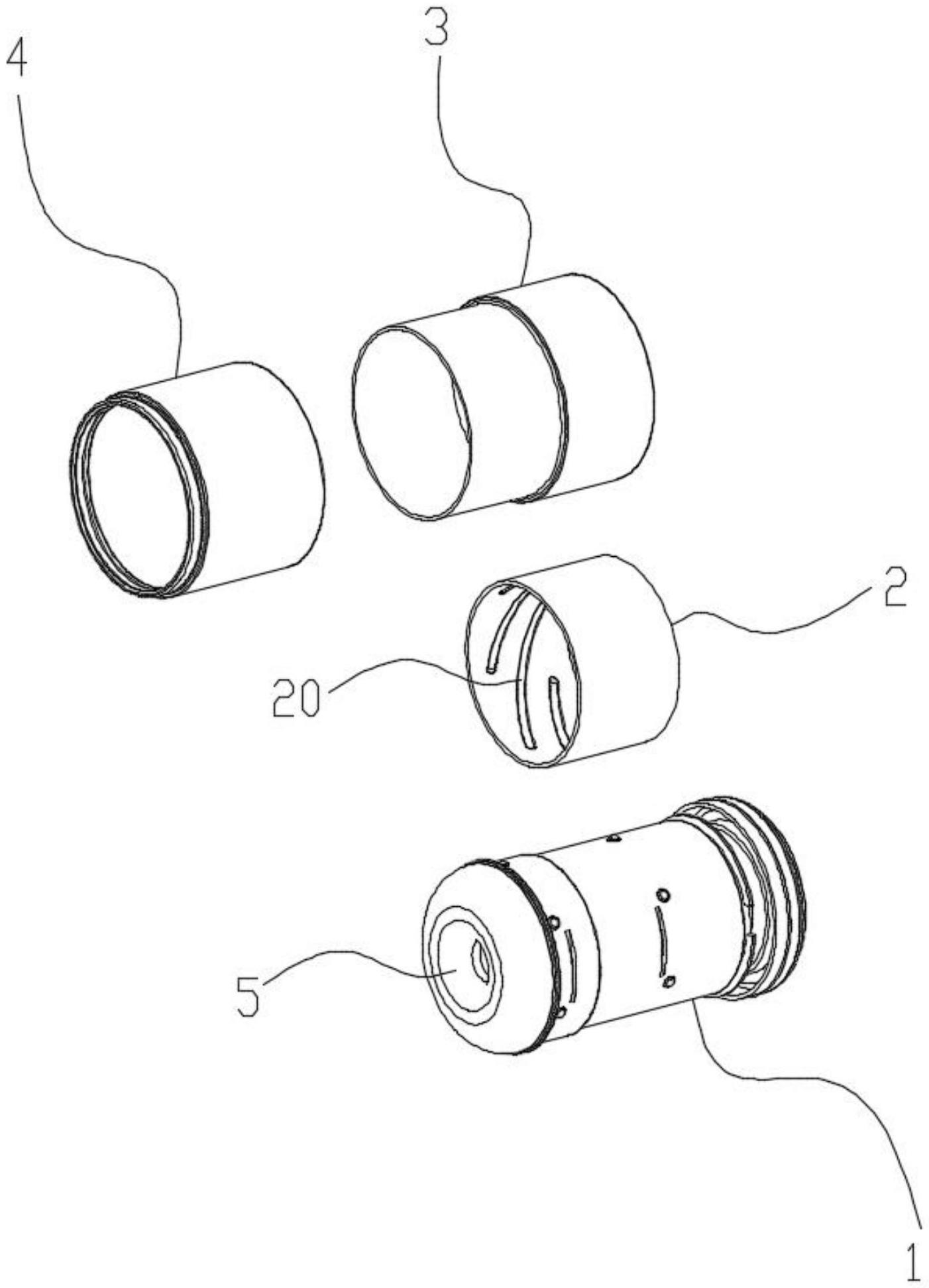 机械式螺旋伸缩旋转结构的制作方法