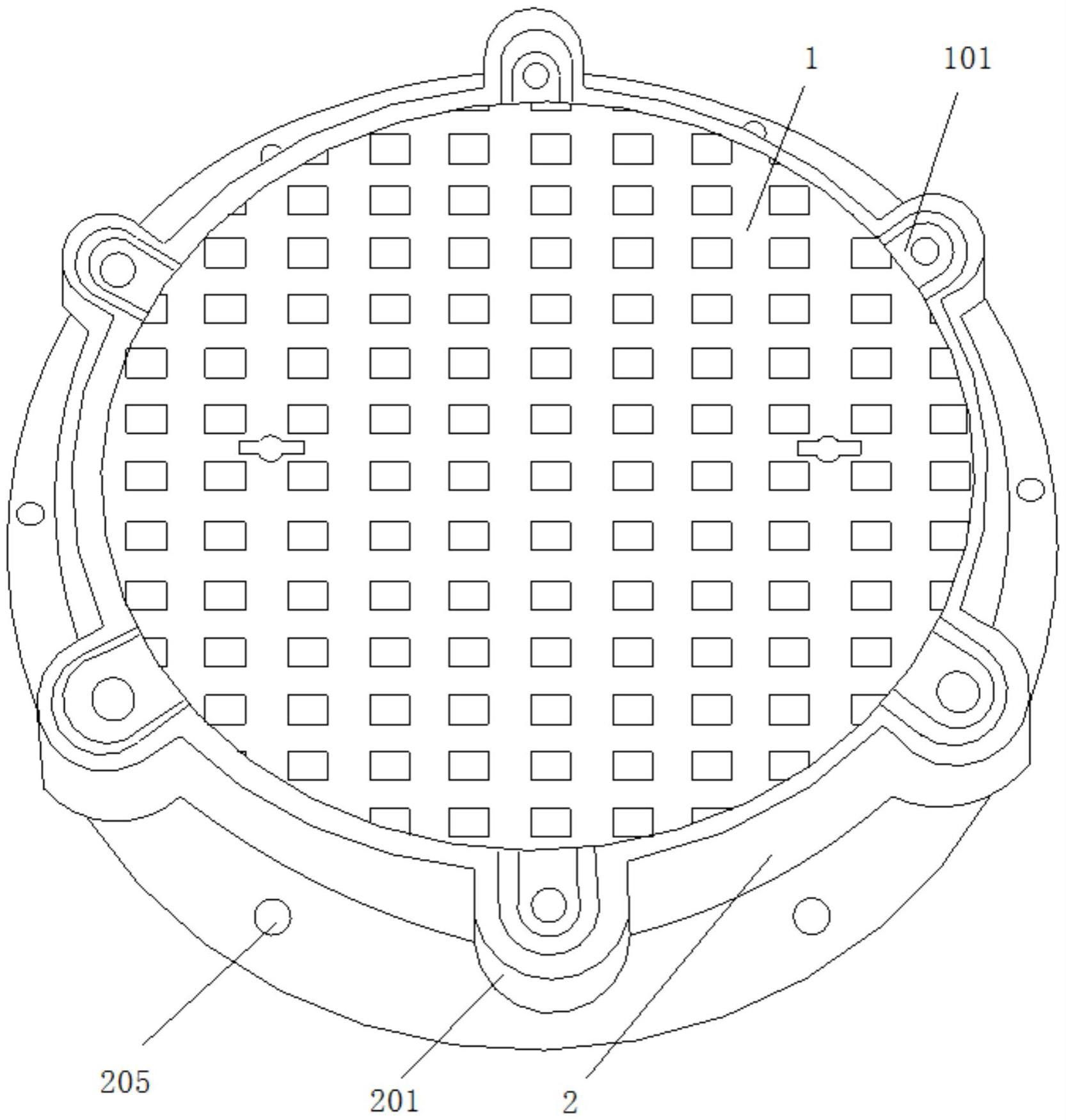 一种防移位隐形井盖的制作方法