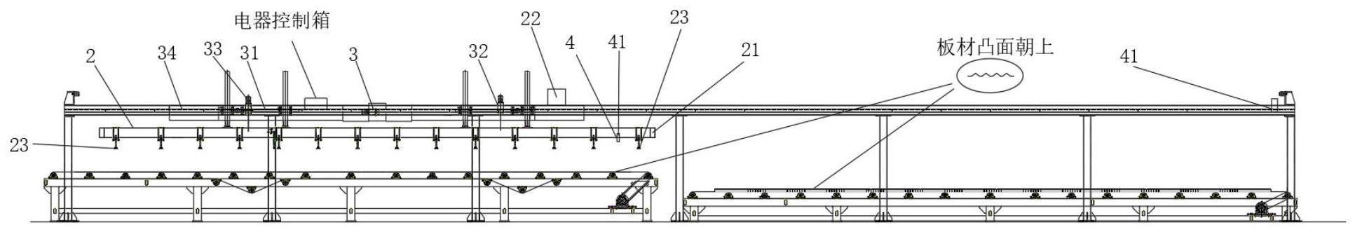 适于冷藏集装箱生产制造工艺的下料装置及其加工工艺的制作方法